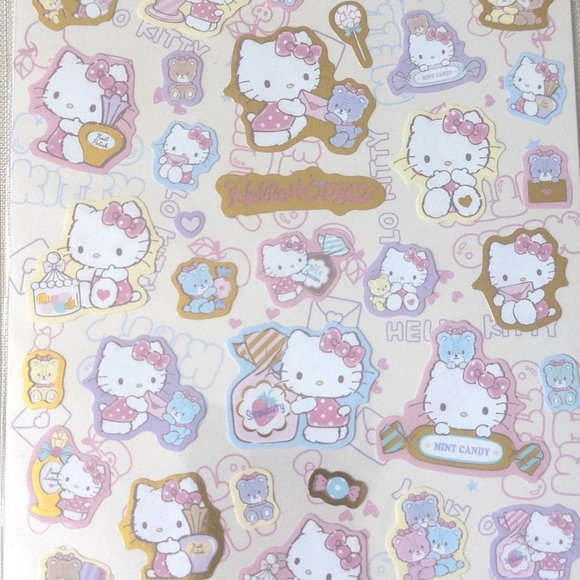 Sanrio Hello Kitty Stickers | Brand New | From Japan - Picture 2 of 4